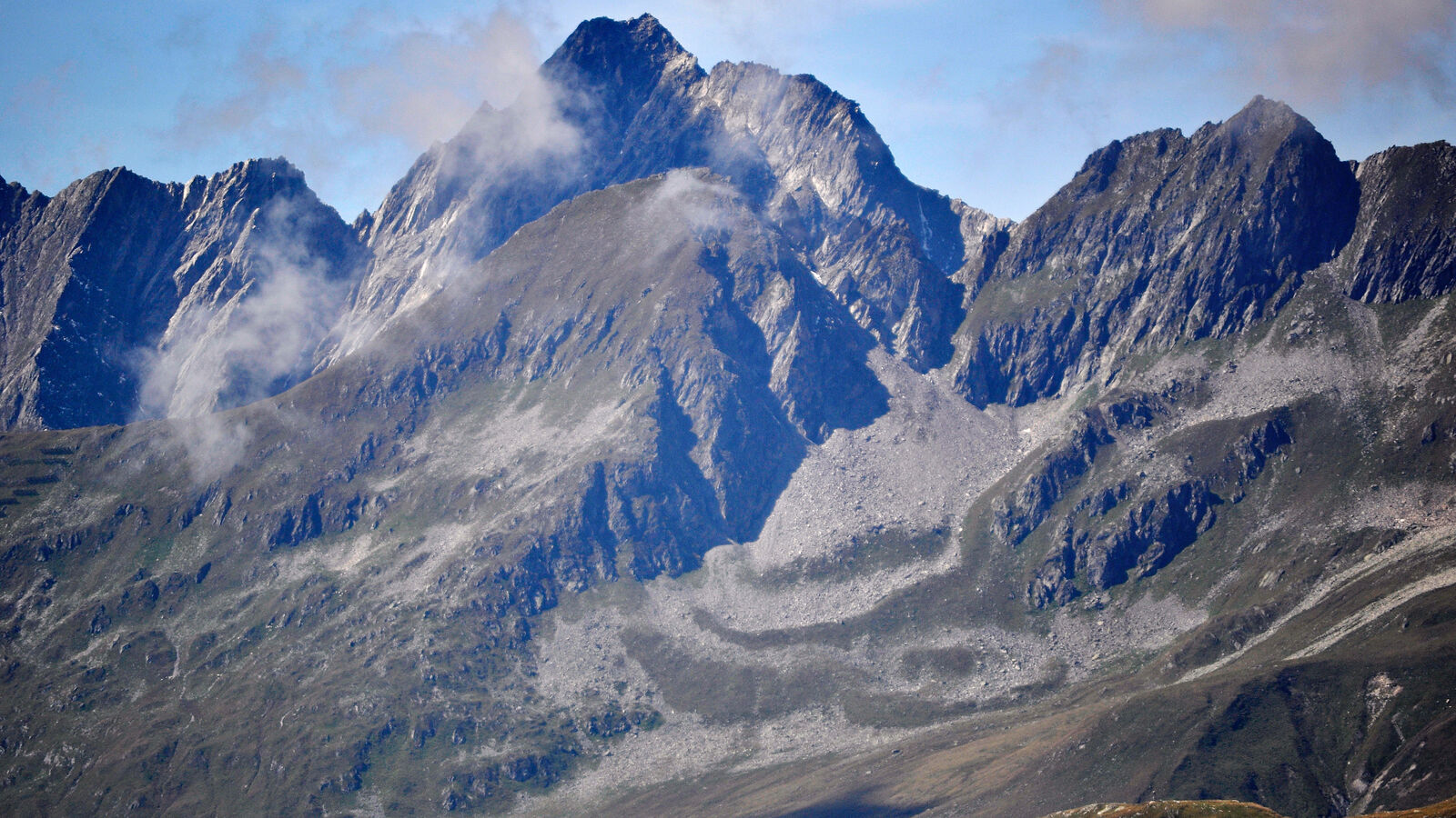 Fossiler Blockgletscher am Hofathorn