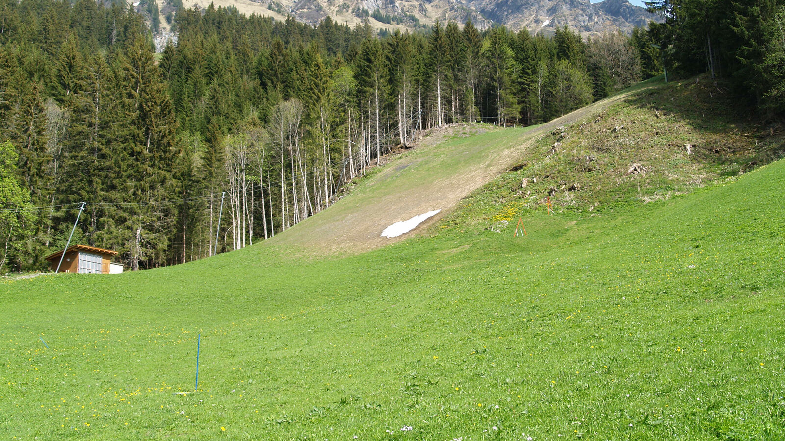 Zielhang des Lauberhornrennens