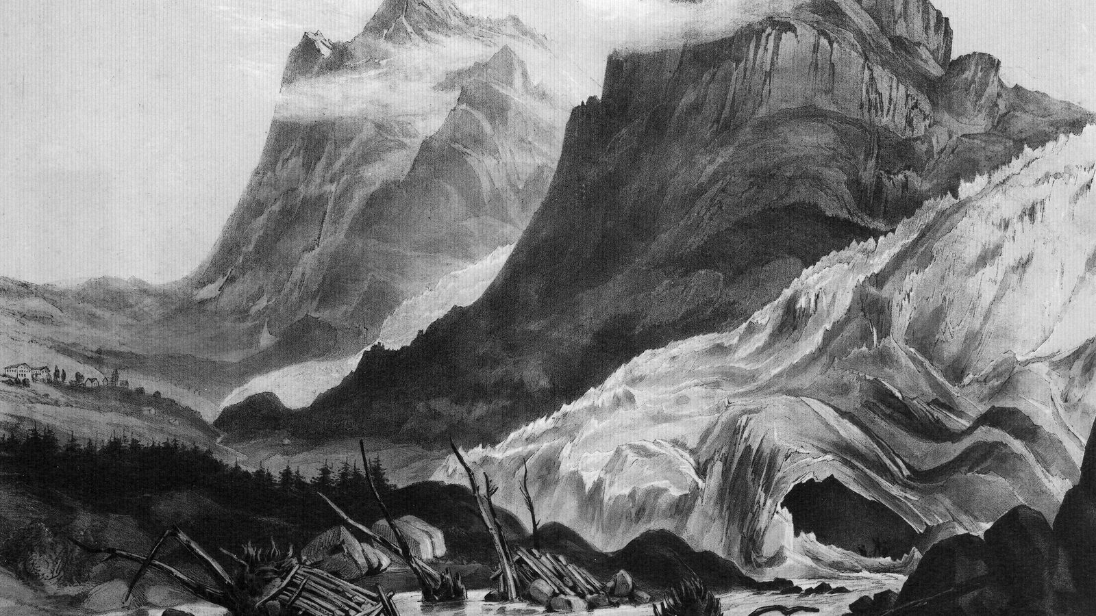 Untere Grindelwaldgletscher 1842/43