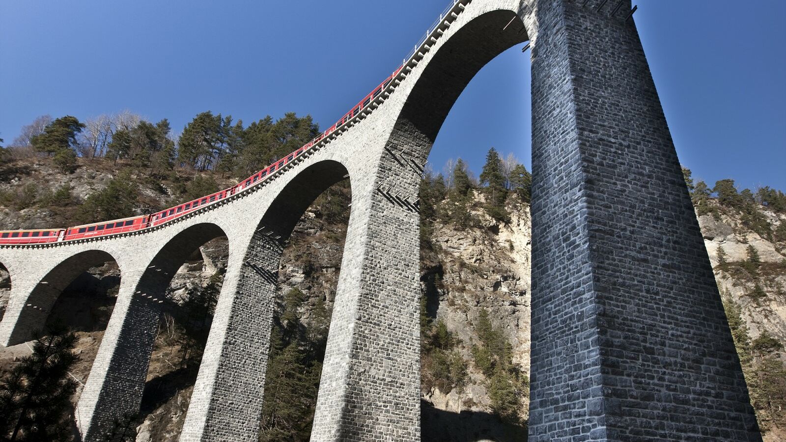 Albulalinie, Landwasserviadukt