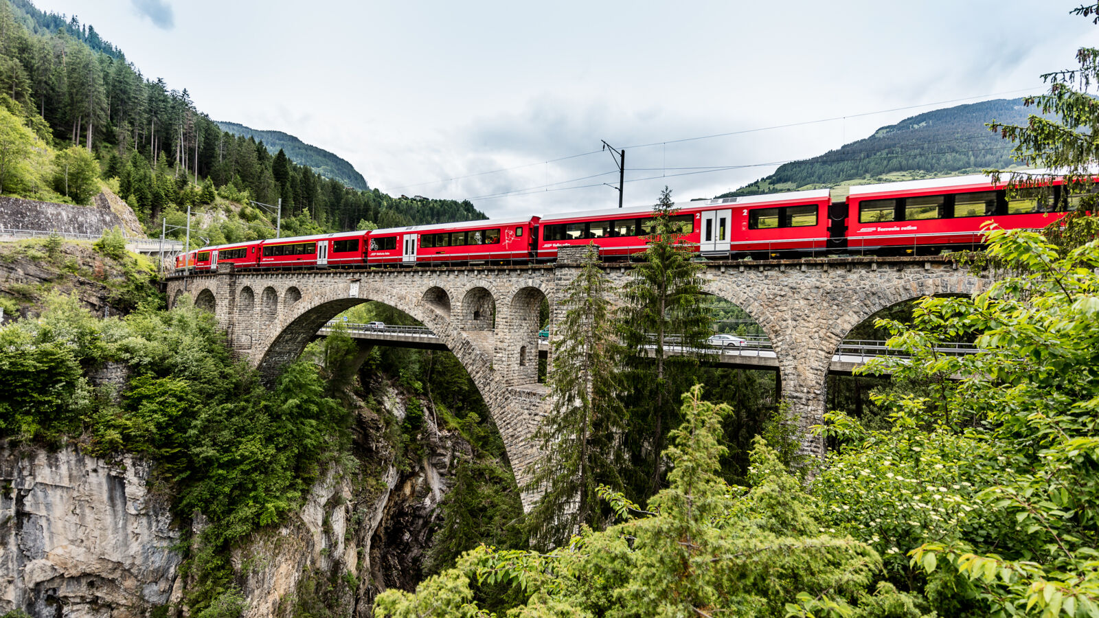 Rhaetian Railway in the Albula Landscape