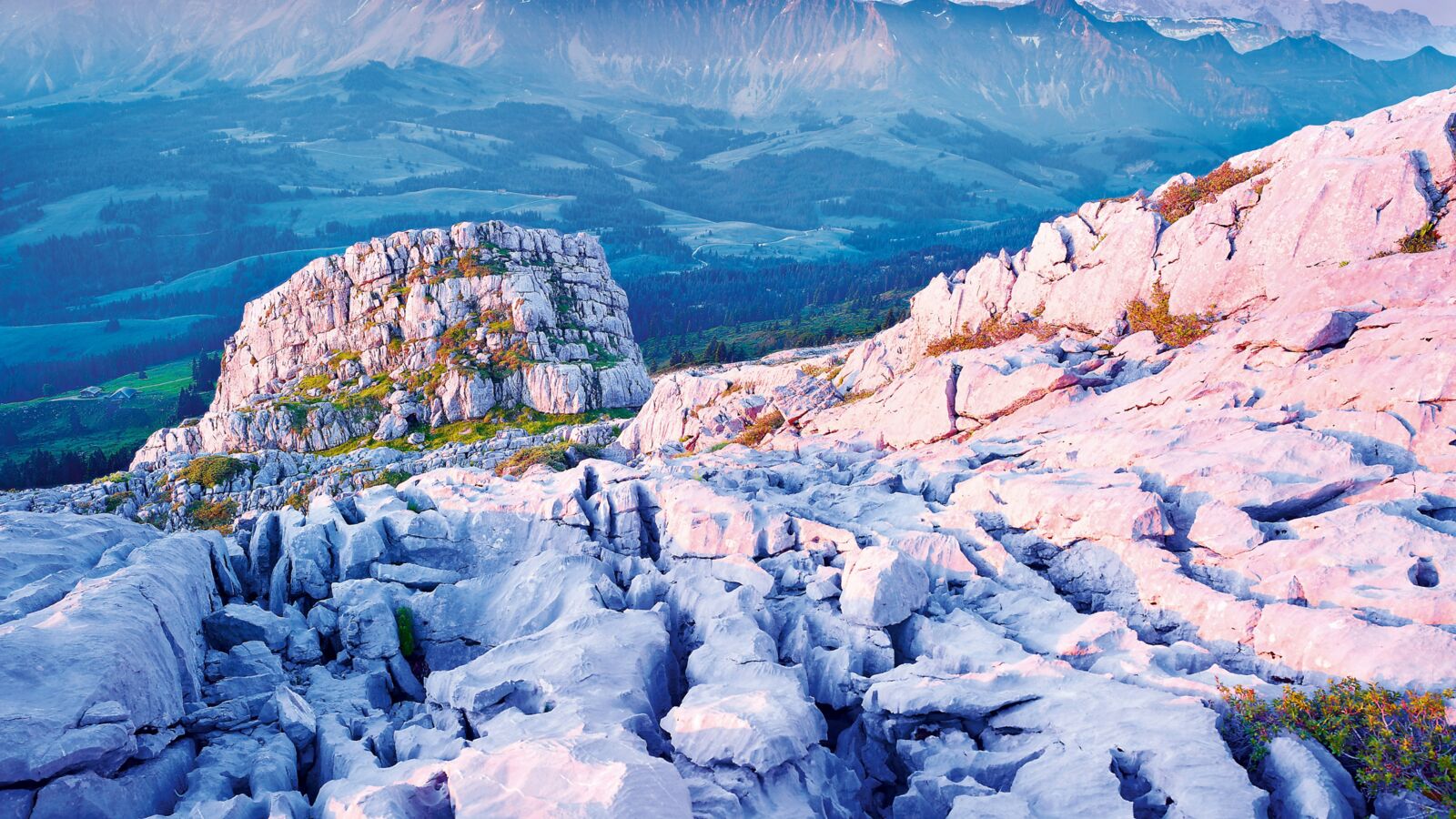 Karst Landschaft Schrattenflue, Sörenberg