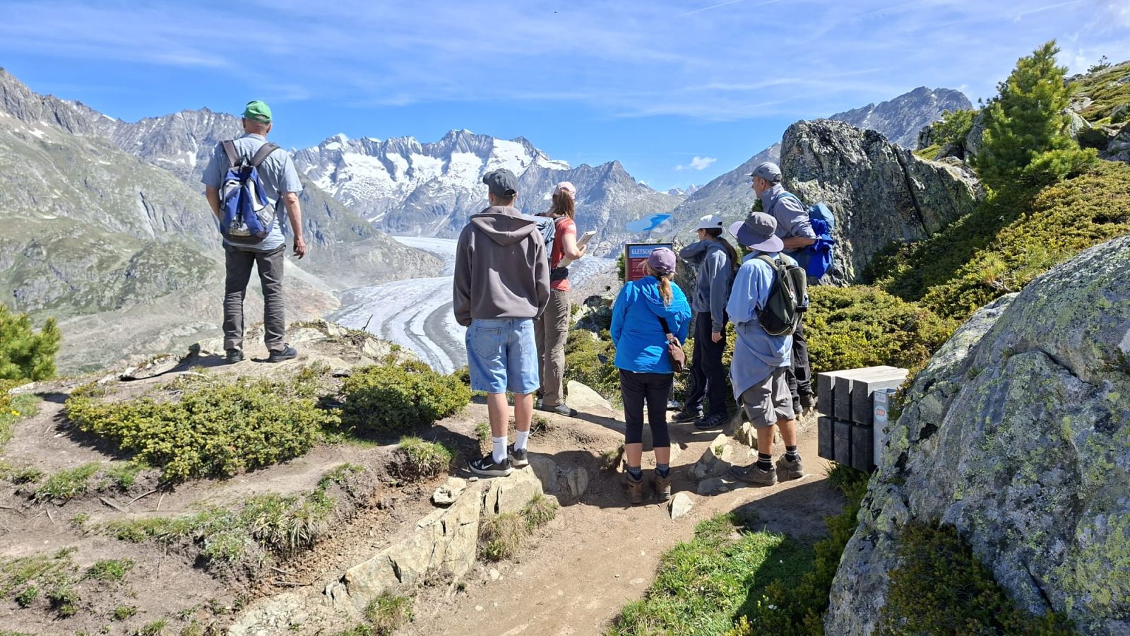 Geführte Wanderung, Moosfluh