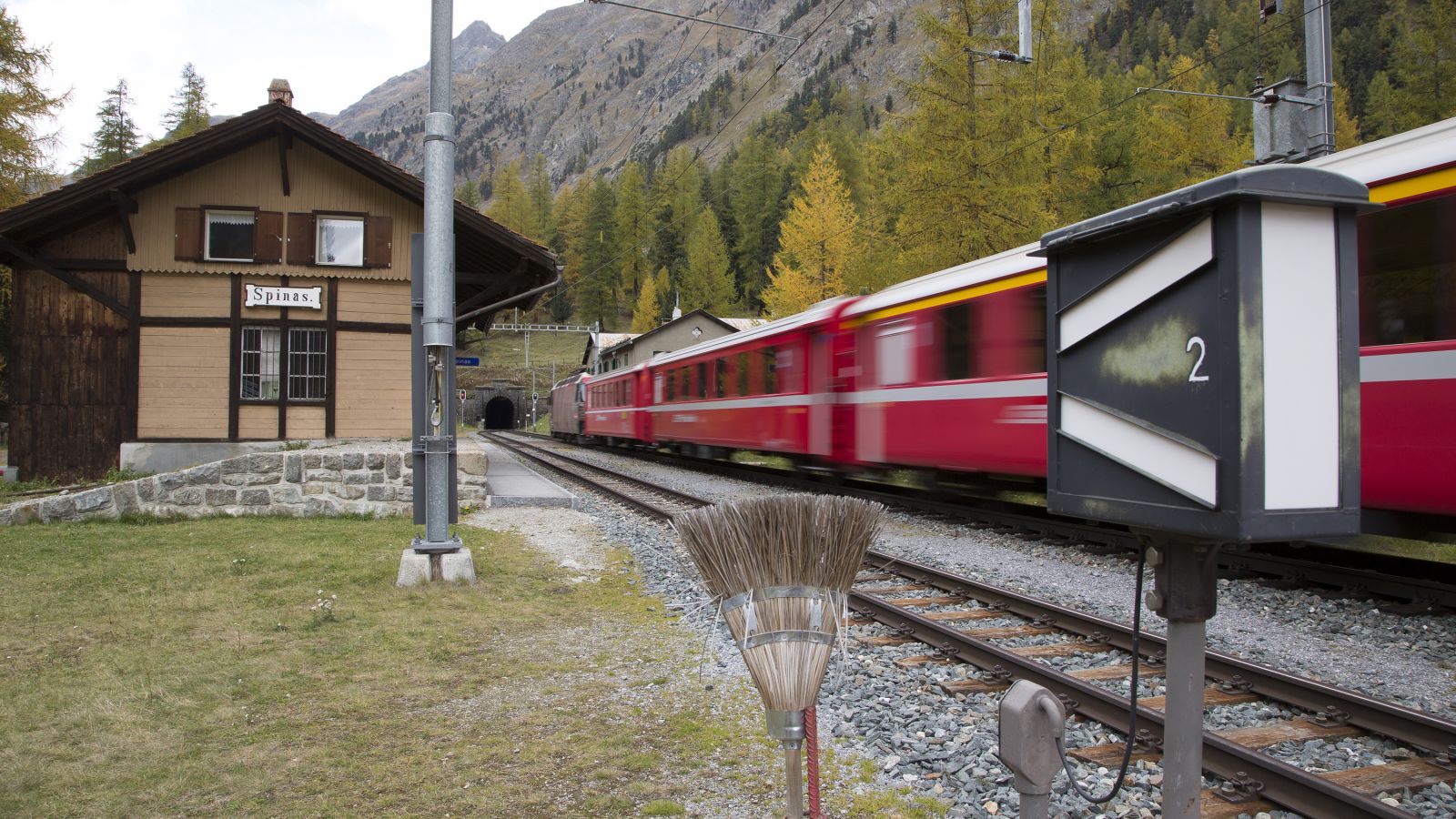 Das Südportal zum Albulatunnel