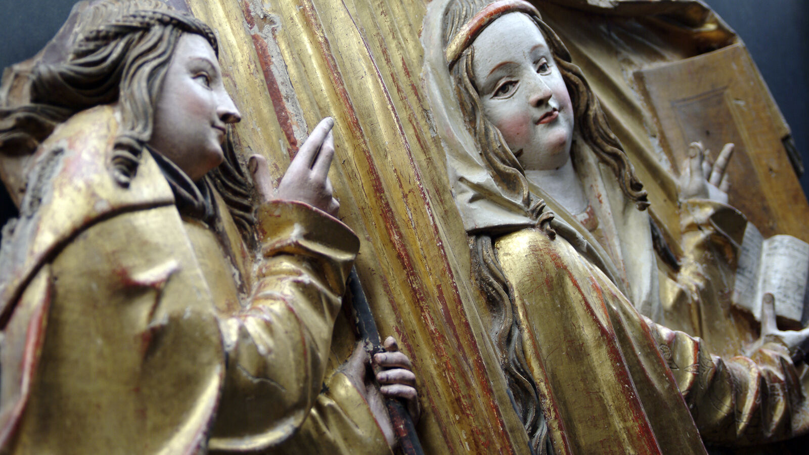 Annunciation - relief from the 16th century