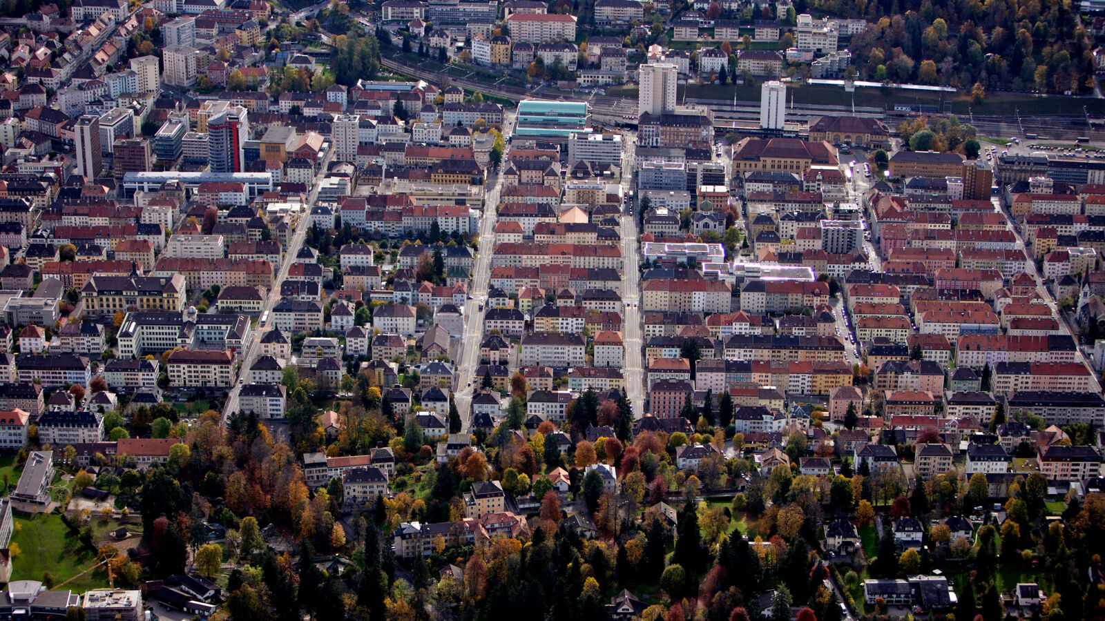 La Chaux-de-Fonds / Le Locle,  Stadtlandschaft Uhrenindustrie