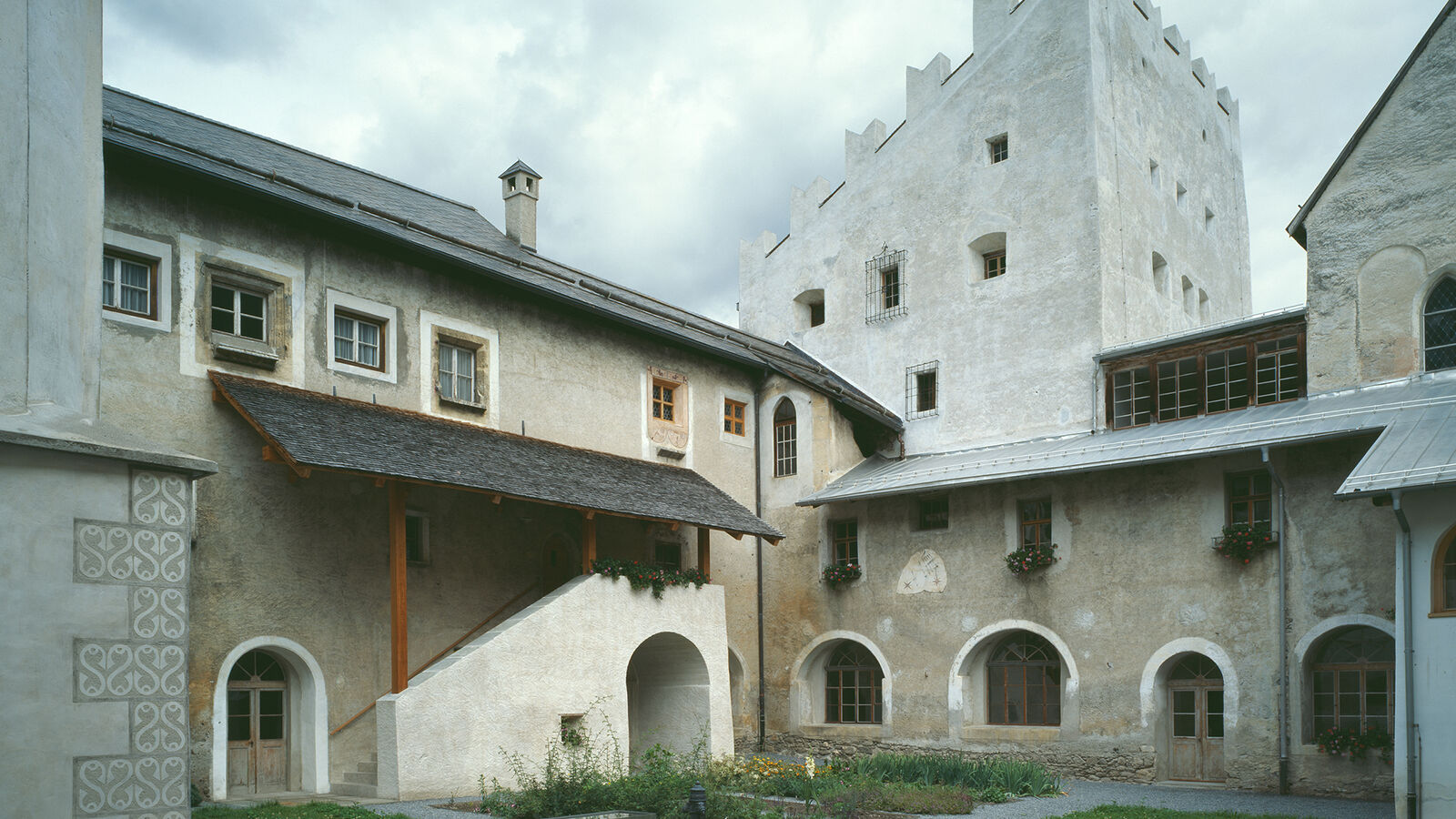 Müstair Monastery Museum, 10th century tower Planta