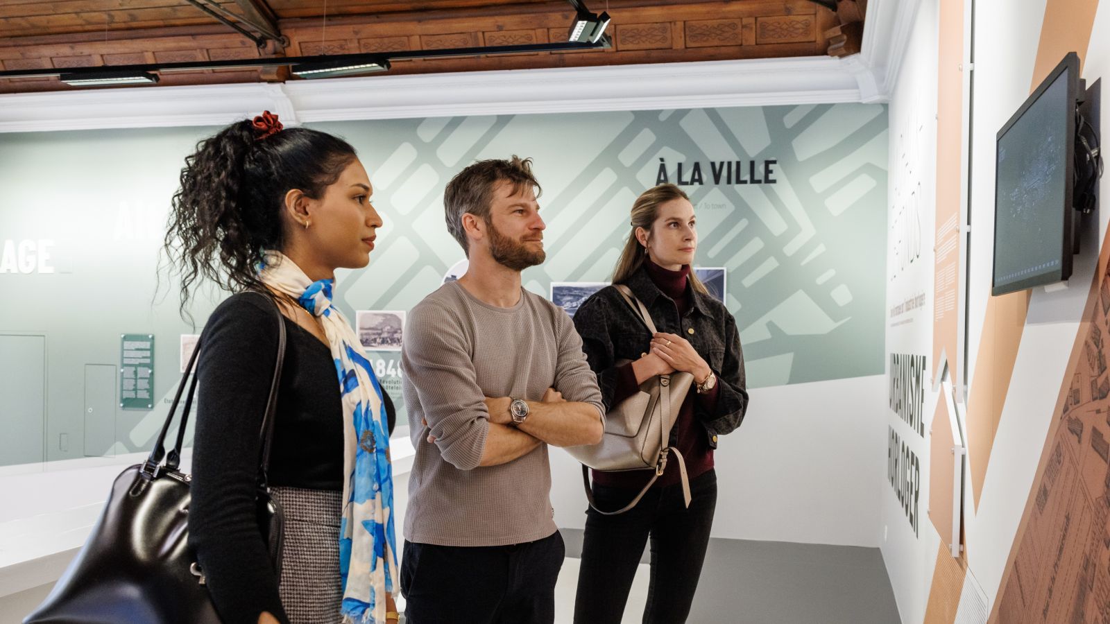 Stadtlandschaft Uhrenindustrie Showroom