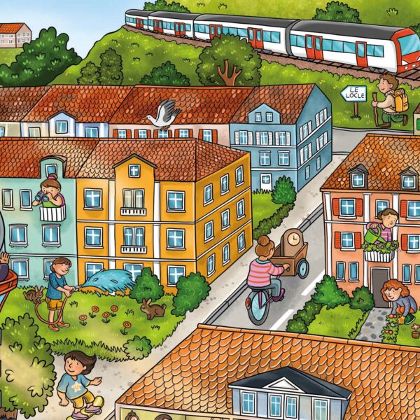 Wimmelbild La Chaux-de-Fonds / Le Locle