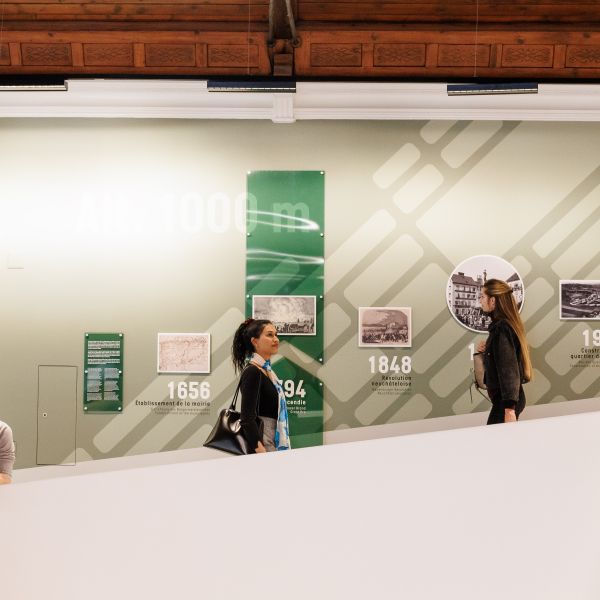 Stadtlandschaft Uhrenindustrie Showroom 