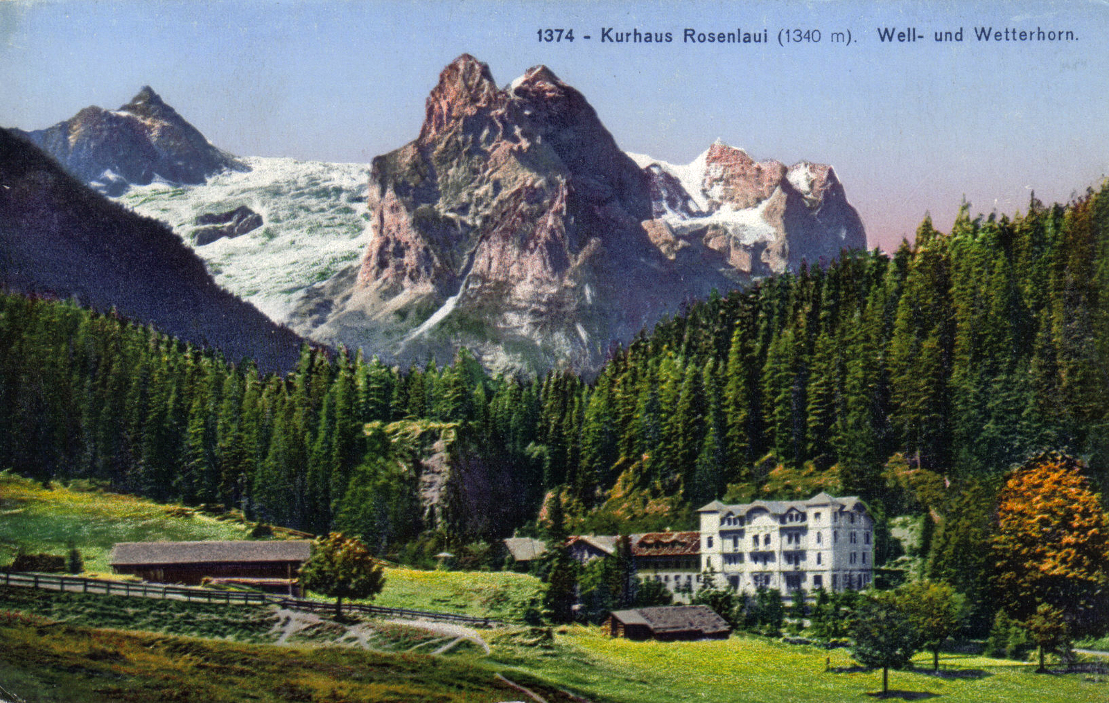 Postkarte Rosenlauital