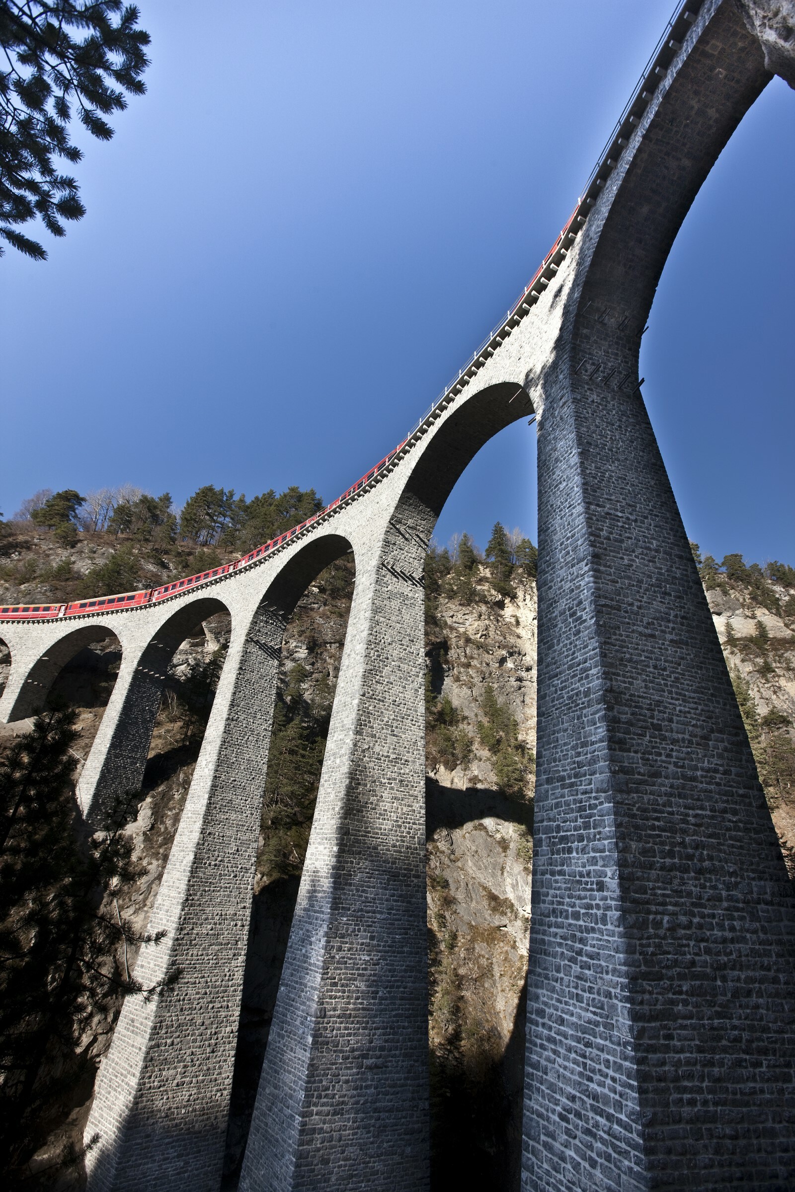 Albulalinie, Landwasserviadukt