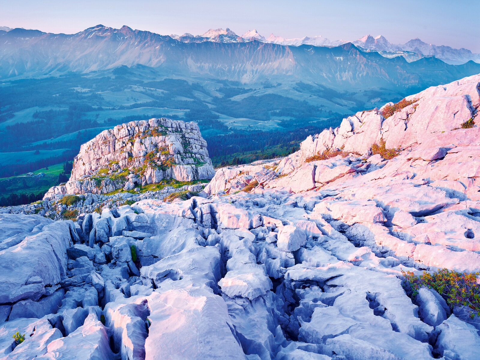 Karst Landschaft Schrattenflue, Sörenberg