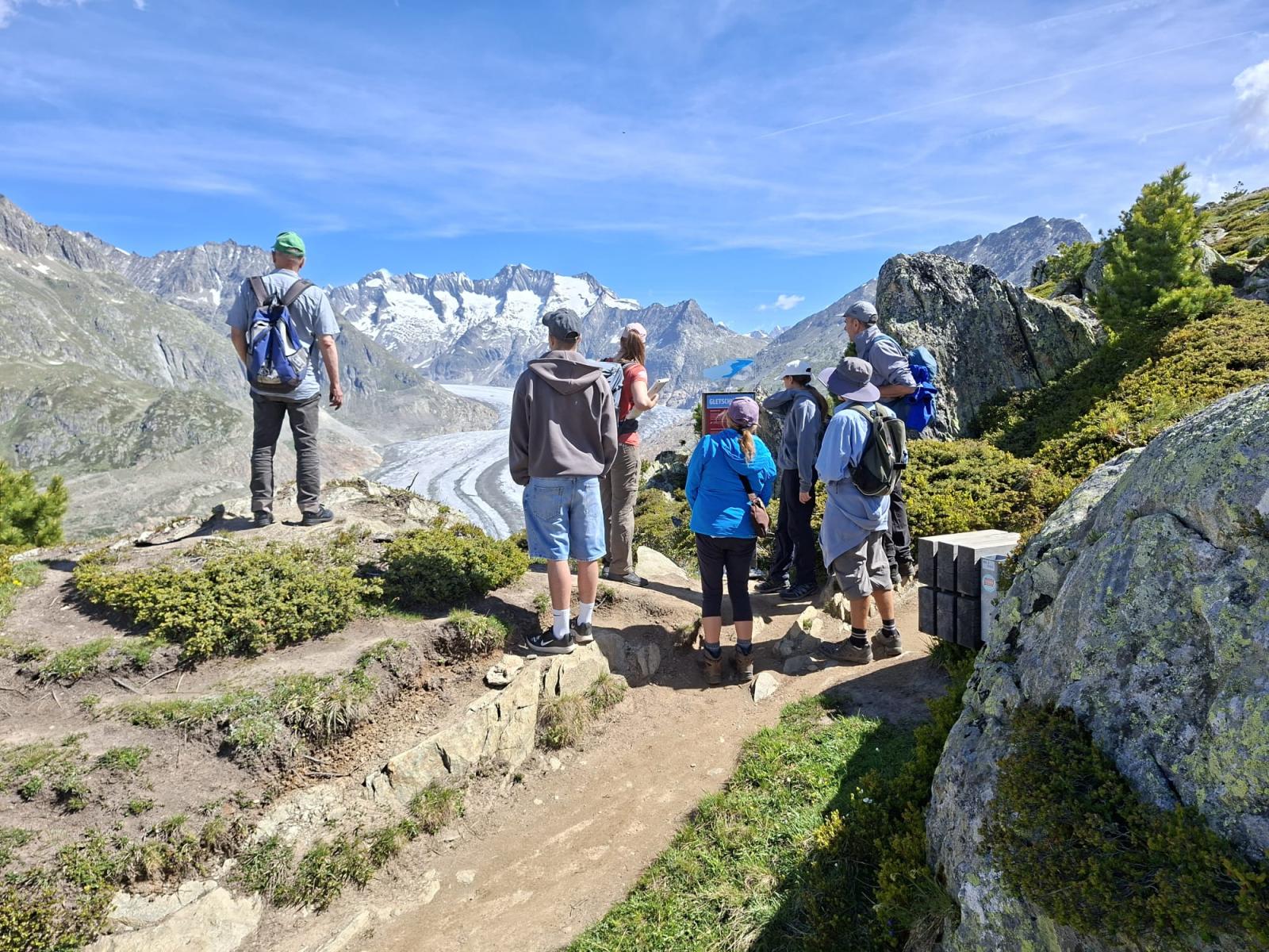 Geführte Wanderung, Moosfluh