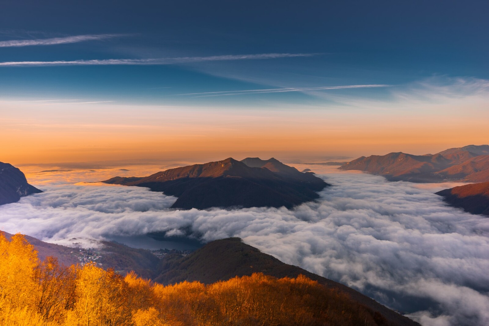 Panorama dal Monte Sighignola