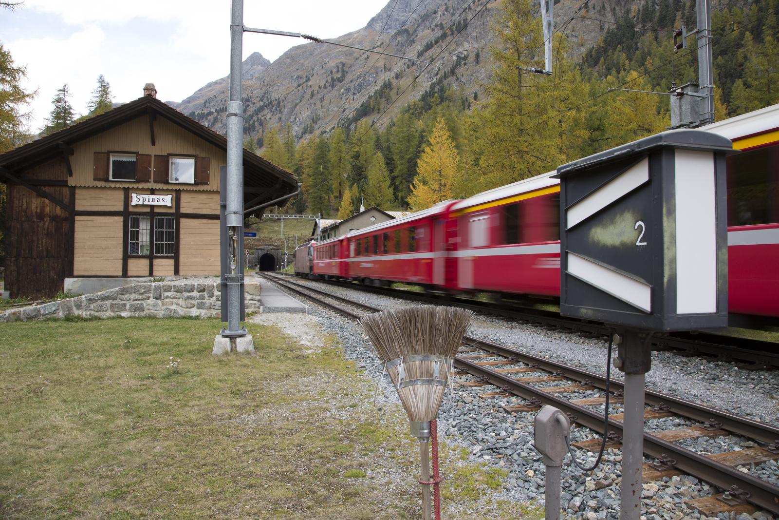 Das Südportal zum Albulatunnel