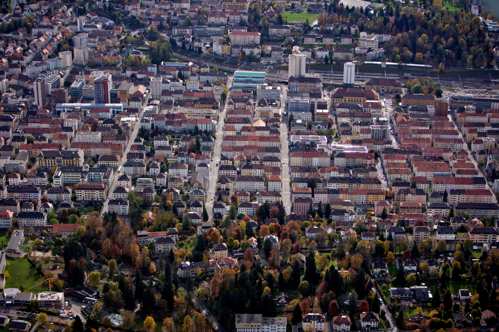 La Chaux-de-Fonds / Le Locle,  Stadtlandschaft Uhrenindustrie