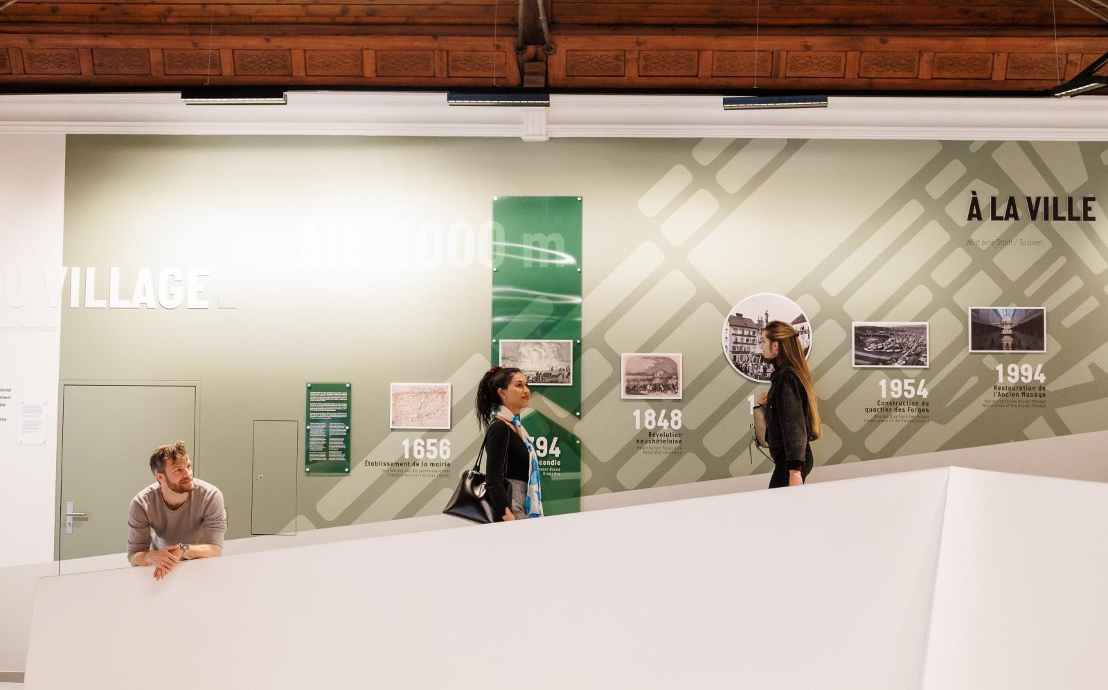 Stadtlandschaft Uhrenindustrie Showroom 