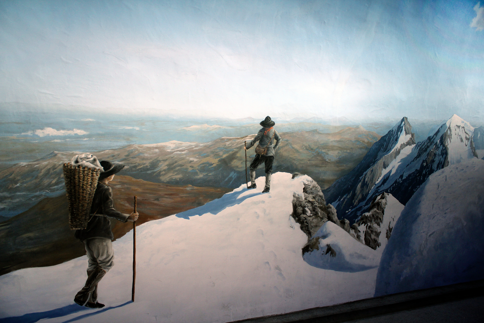 Wandbild Jungfraujoch